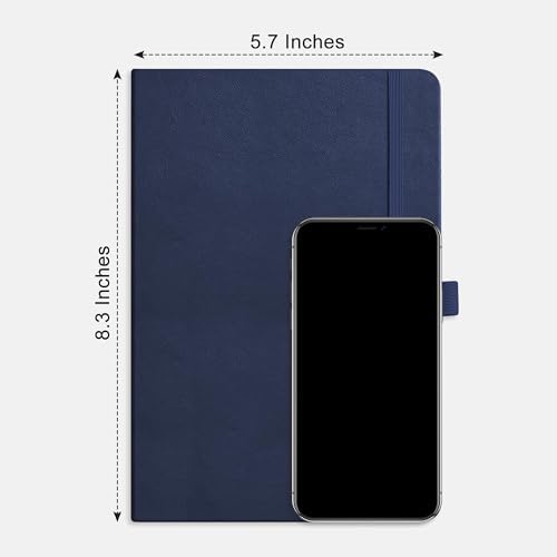 AHGXG Blank Journal Notebook, 160 Pages, A5 Medium Size (5.7'' x 8.3'')