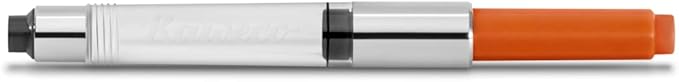 Kaweco Standard Converter Sunrise Orange Chrome for Fountain Pens from SUPRA, SPECIAL, STUDENT, DIA2, PERKEO series | Ink Converter Fountain Pen with 0.82 ml/ 0.03 oz Filling Capacity