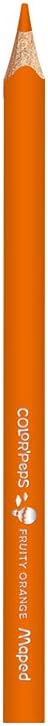 Maped Color'Peps Triangular Jumbo Colored Pencils - Assorted Colors - Pack of 12 - Perfect for Early Learners - Boosts Creativity and Skills - Durable and Long-lasting - Enhanced Comfort Grip