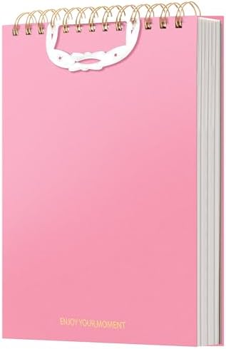 Yoment B5 Top Spiral Notebook,Steno Pads College Ruled Notebook,300 Pages