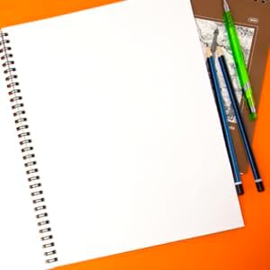 BAZIC Sketch Book 30 Ct. 8.5" X 11", Spiral Side Bound Sketchbook Drawing Pads, Sketching Paper Coloring Book for Artist Kids School, 1-Pack