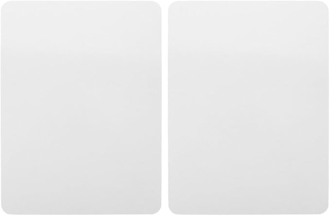 2pcs Double Sided Dry Erase Lapboards 9x12 Inches Portable Whiteboard Writing Boards for Students Office Desktop Memo Pad
