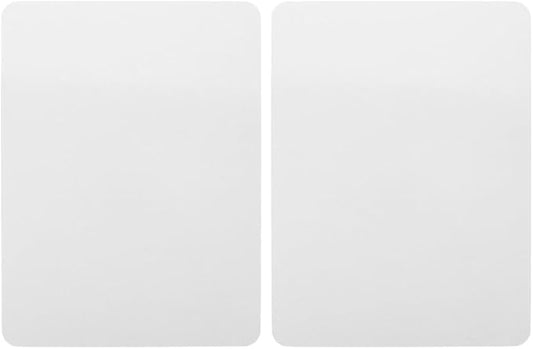 2pcs Double Sided Dry Erase Lapboards 9x12 Inches Portable Whiteboard Writing Boards for Students Office Desktop Memo Pad