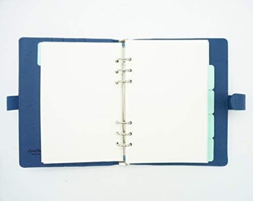 A5 Planner Inserts, Refillable for Filofax Refills,Harphia,6 Ring Binder Refill,Dot,Line,Grid,Plain,80 sheets/160 Pages for Premium 100 GSM Thickness(A5 5.59 x 8.27'')