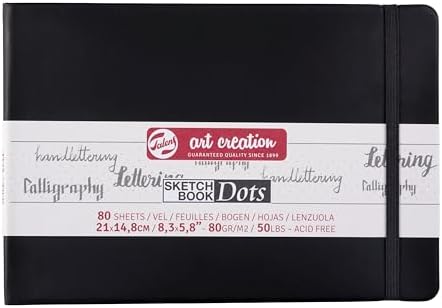 Talens Notebook with dots, bulletjurnal, 80 sheets, soft cover, 21 x 14.8 cm