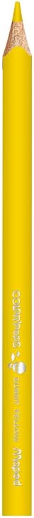 Maped Color'Peps Triangular Jumbo Colored Pencils - Assorted Colors - Pack of 12 - Perfect for Early Learners - Boosts Creativity and Skills - Durable and Long-lasting - Enhanced Comfort Grip