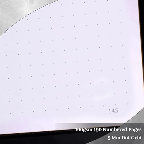 TIEFOSSI Dot Journal Notebook for Women Men, 160GSM Notebook