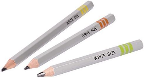 Write Size Pencils Writing Pencils