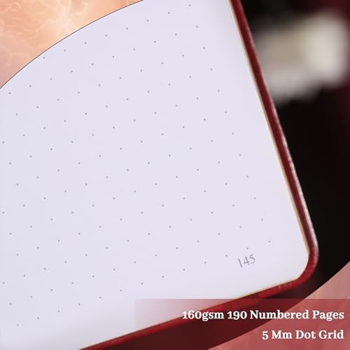 TIEFOSSI Dot Journal Notebook for Women Men, 160GSM Notebook