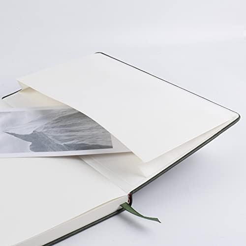 Journal notebook (A5-Lined, Dark Green),192 Pages, Medium 5.7X8.3 inches - 80 gsm Thick Paper, Hardcover