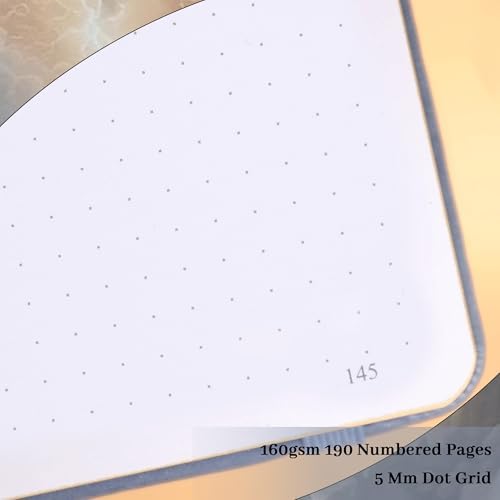 TIEFOSSI Dot Journal Notebook for Women Men, 160GSM Notebook