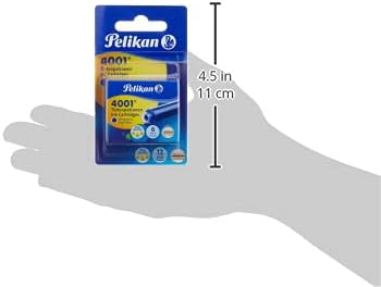 Pelikan 4001 TP/6 Ink Cartridges for Fountain Pens, Royal Blue, 0.8ml (330795)