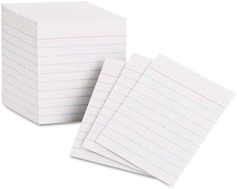 Oxford OXF10009 - Mini Ruled Index Cards