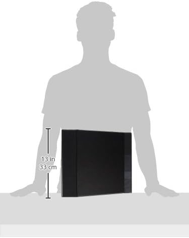 Avery Heavy-Duty 3 Ring Binder with Label Holder, 5 Inch One Touch EZD Rings, 2.3/4.8 Inch Spine, 1 Black Binder (79996)
