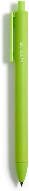 TRU RED Retractable Gel Pens, Fine Point 0.5mm, Assorted Ink Colors, 12 Pack – Quick‑Dry Pens for Color Coding & Notes