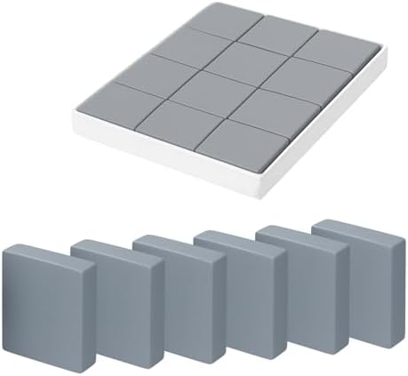 Kneaded Erasers, 24 Pack – Grey, Moldable & Kneadable Art Erasers for Drawing, Sketching, & Artist Use, Perfect for Artists, Drawings, & Crafting