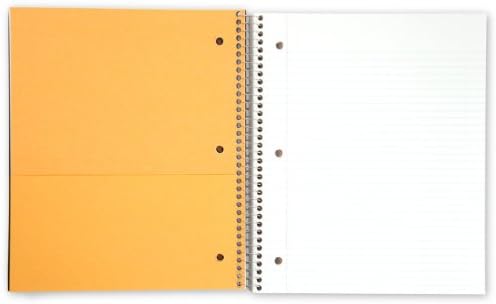 Five Star Spiral Notebook, 3 Subject, College Ruled Paper, 150 Sheets, 10-1/2" x 8" Sheet Size, Royal Blue (72569)