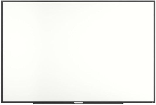 TRU RED™ Melamine Dry Erase Board, Black Frame, 6' x 4'