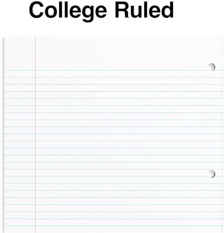 Staples Accel 1-Subject Notebook, 8.5x11 Inch, College Ruled, Red
