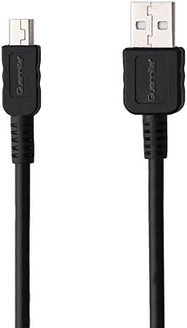 Guerrilla USB cable for TI 84 Plus, TI 84 Plus C Silver Edition, TI 89 Titanium, TI Nspire CX & CX CAS graphing calculators, Black