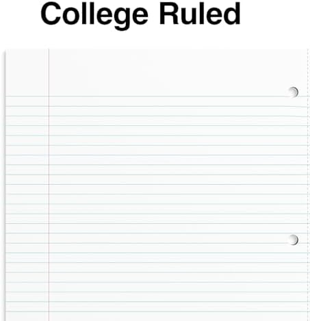 Staples 1-Subject Notebook, 8.5x11 Inch, College Ruled, Pink, 3-Pack