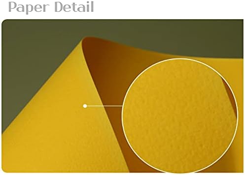 PPAPPAPPIYO Color Index Cards 3.5 x 2, 180gsm Thick Cardstock, Blank Colored Flash Cards for Study, Notes, Business Cards & Labels, Small Notecards 100 Pack (yellow)