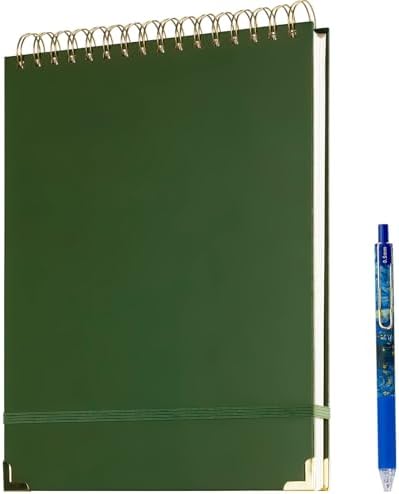 Top Spiral Notebook 8.5x11 in,Top Steno Notepad 240 Pages, College Ruled, Hardcover Steno Pads, Left-Handed,Spiral Notepads for Work,Office back to school supplies