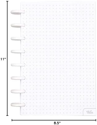 Talia Discbound Notebook Refills (Dotted Pages, Junior (5.5in x 8.5in))