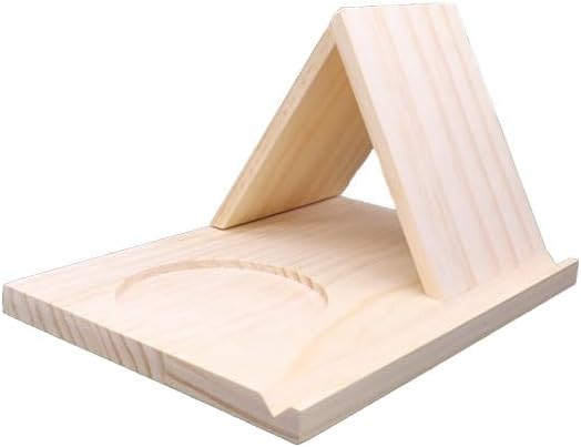 DIY Wooden Book Holder Stand with Drink Holder, Reading Rest Book Display for Desk, Bedside Gift for Book and Coffee Lovers- Original