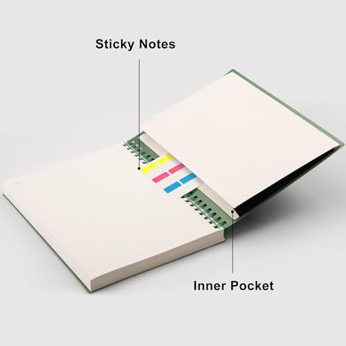 RETTACY Spiral College Ruled Notebook, 300 Perforated Pages (8.2" x 11.2")