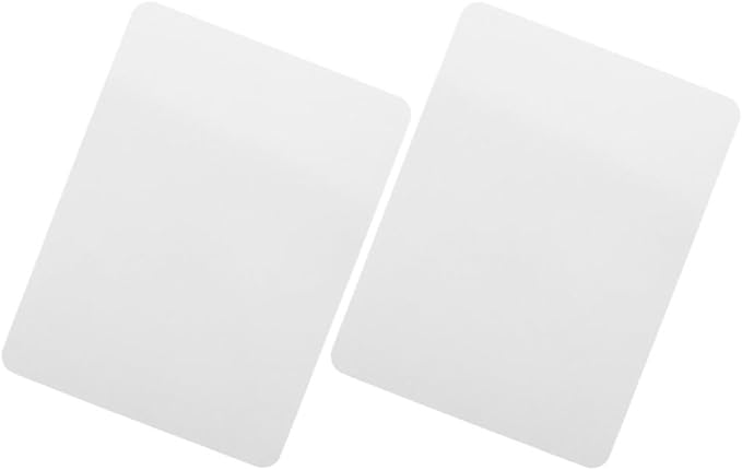 FOMIYES 2pcs Portable Dry Erase Lapboard Double-Sided Compact Whiteboard 9x12 Inch Unframed Plastic White Writing Tablet for Classroom Office Use