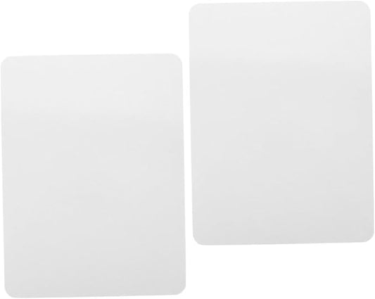 jojofuny 2pcs Portable Double Sided Dry Erase Lapboards Lightweight Interactive Whiteboards for Students Teachers Classroom Use Safe Rounded Corners