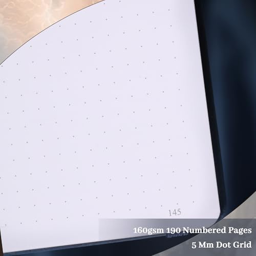 TIEFOSSI Dot Journal Notebook for Women Men, 160GSM Notebook