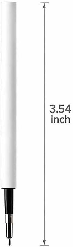 FIOVER 10 Pieces Gel Ink Pen Refills Replaceable Black Ink Pen Refills Fine Point 0.5mm Smooth Writing for Office School Supplies(only for ASIN: B0FP4ZZ4WY and B0FP4Y5MXZ)