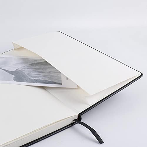 Journal notebook (A5-Lined, Black Color),192 Pages, Medium 5.7X8.3 inches - 80 gsm Thick Paper, Hardcover
