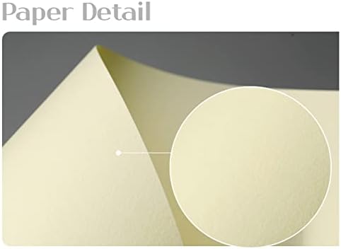 PPAPPAPPIYO 3.5x2 rounded corner index cards180gsm Thick Cardstock, Blank Colored Flash Cards for Study, Notes, Business Cards & Labels, Small Notecards 100 Pack (Warm ivory)