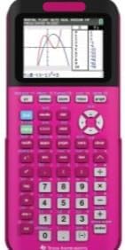 84EVO/FC/1L1/A3 - TI-84 Plus CE Graphing Calculator, Pink, Rechargeable Battery, USB Connectivity, for STEM Education