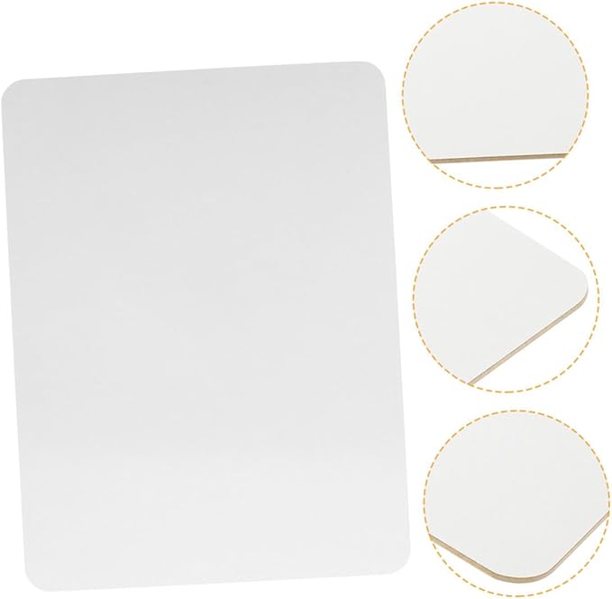jojofuny 2pcs Double-Sided Dry Erase Lapboards for Boys and Girls Portable Personal Writing Boards and Whiteboards for Classroom for Teachers and Students