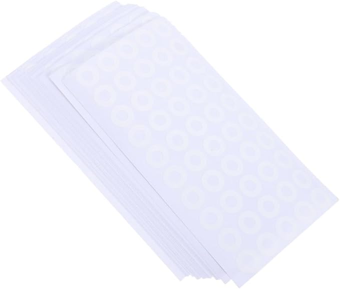PVC Hole Reinforcement Stickers for 50 Sheets 50 Loose Leaf Paper