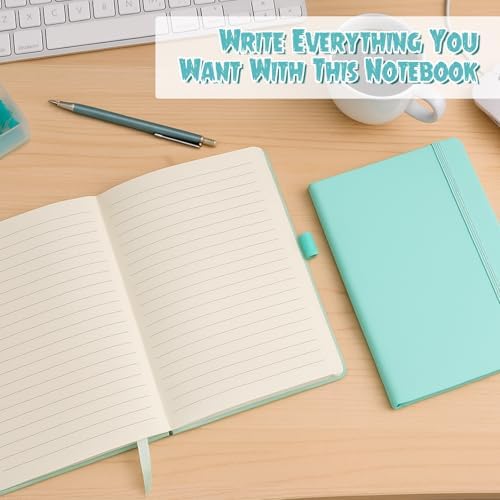 Laumoi 14 Pack Hardcover Lined Journal Notebooks Bulk,Rococo Color,A5