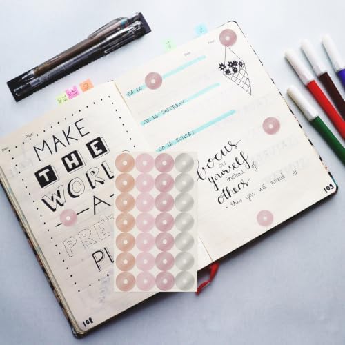 40 Sheets Binder Hole Reinforcement 40 Self Adhesive Paper
