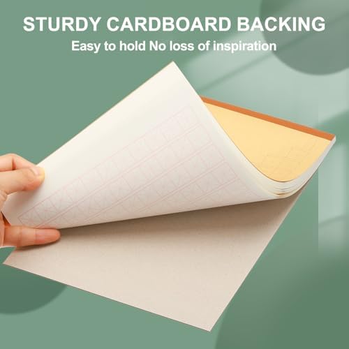 M&G 7x10 Note Pads, 6 Pack B5 Legal Pads 70 Sheets Notepads Writing Pad Grid Chinese Memo Paper Tablet for Work Writing Note Taking Chinese