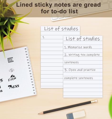 400 Sticky Notes White,100 x 150 mm Giant Wall Post Strips for Office Home