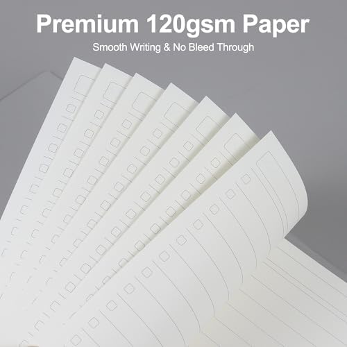 MultiBey A5 Refill To Do List, 120GSM 6-Ring Loose Leaf Paper, 80 Sheets