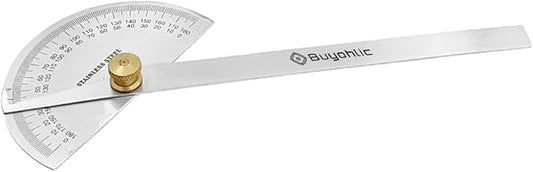 Stainless Steel Protractor 0-180 Degrees Machine Tools ((Degree Protractor))