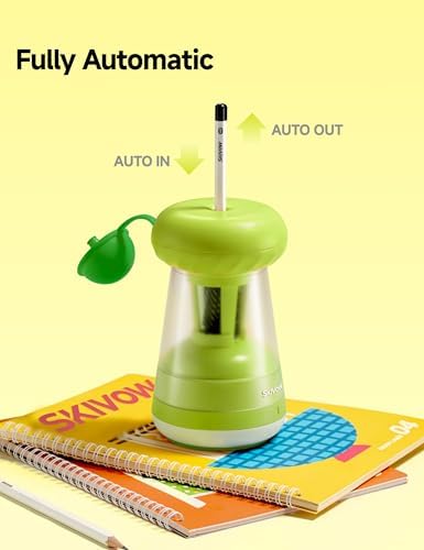 Electric Pencil Sharpener for Classroom, Fully Automatic, 6.5-11.5mm