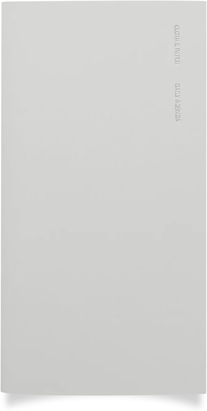 Cloth & Paper Travel Notebook | Daily Planner Agenda – Aspen | Pocket Plus Planner Notebook 3.2" x 6" | Productivity Planner with Hourly Schedule Layout for Planning & Time Blocking – Soft Touch Cover