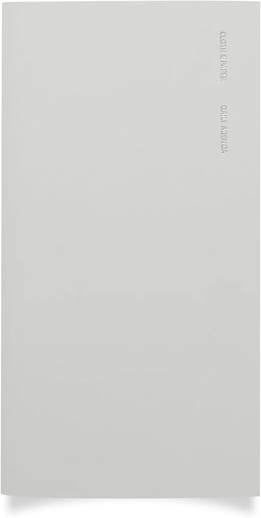 Cloth & Paper Travel Notebook | Daily Planner Agenda – Aspen | Pocket Plus Planner Notebook 3.2" x 6" | Productivity Planner with Hourly Schedule Layout for Planning & Time Blocking – Soft Touch Cover