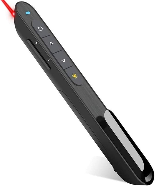Presentation Clicker Wireless Presenter,2.4GHz Presenter Clicker PPT Clicker on Laptop Computer, Presentation Remote Clicker for Office Classroom