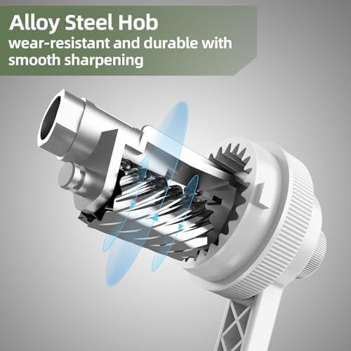 Deli Manual Pencil Sharpener, White
